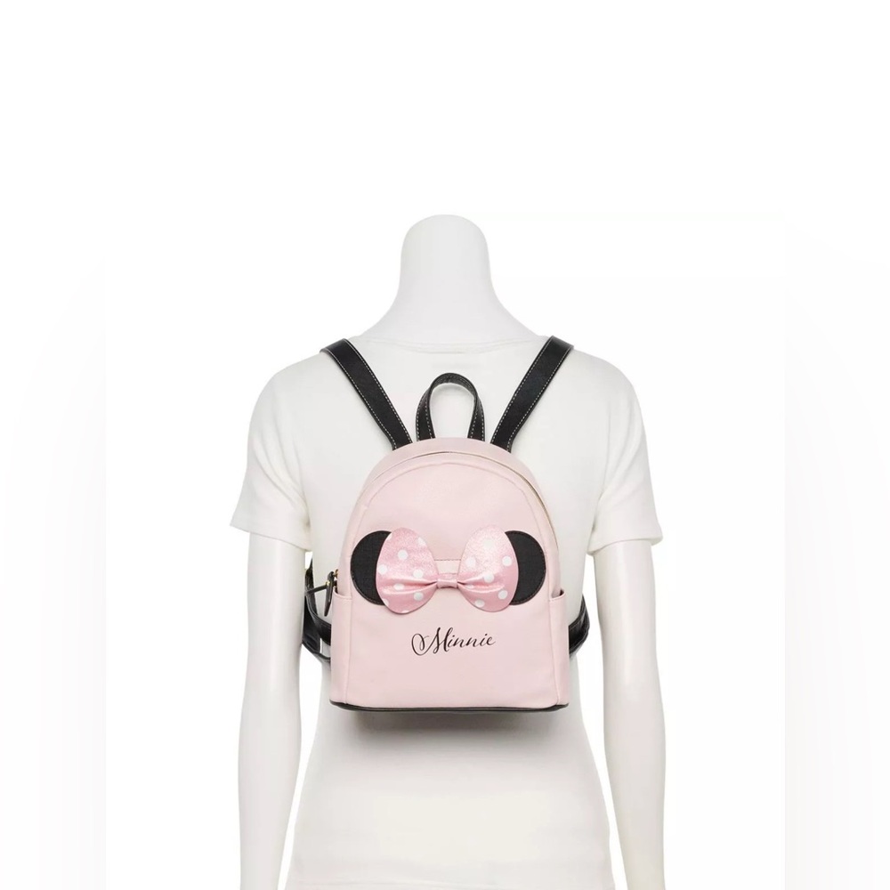 Pink and Black Backpack